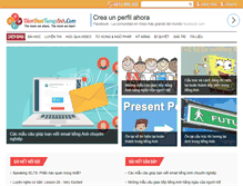 Tablet Screenshot of diendantienganh.com